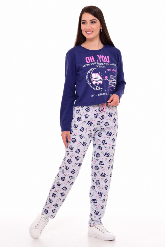 Пижама женская 1-188 (фиолетовый), Крекер