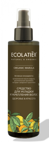 ECL GREEN Marula Oil/4037/Cредство для укладки и укрепления волос ЗДОРОВЬЕ & КРАСОТА , 200 мл