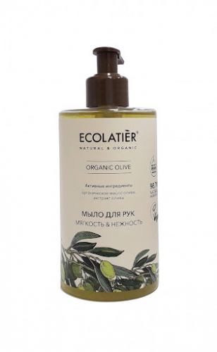 ECL GREEN Olive oil/3726/ Мыло для рук Мягкость & Нежность, 460 мл
