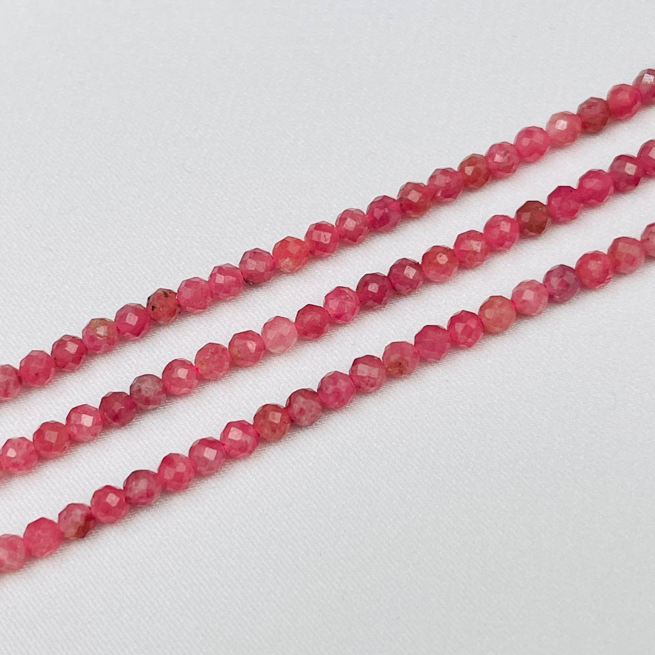 Радуга Самоцветов Бусины для украшения из Родонита