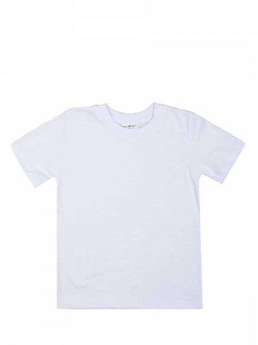 футболка детская белая (4-8лет) )