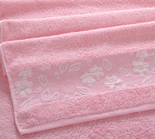 Полотенце махровое Прованс розовый
