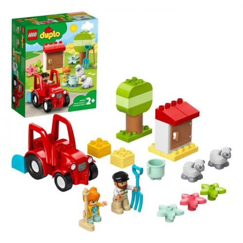 Конструктор Lego DUPLO «Фермерский трактор и животные», 27 элементов