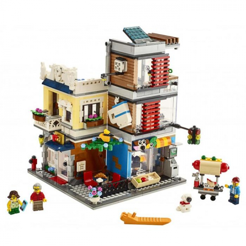 Конструктор Lego NINJAGO «Зоомагазин и кафе в центре города», 969 деталей