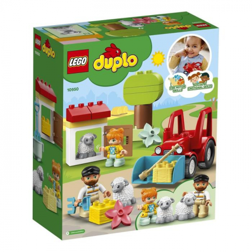 Конструктор Lego DUPLO «Фермерский трактор и животные», 27 элементов