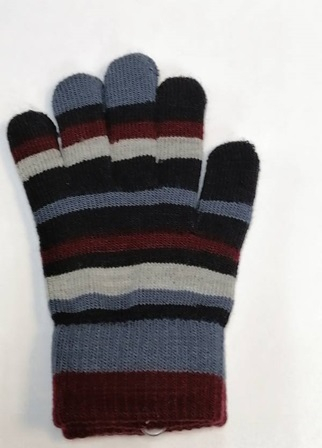  Перчатки 6с177-16-1 Кларк, темно-синий/джинс/бордо/сер. Одинарные перчатки,