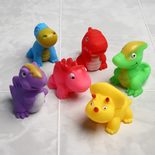 Набор игрушек для игры в ванне «Динопарк», 6 предметов, виды и цвет СЮРПРИЗ