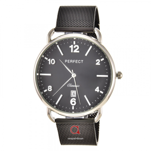 Наручные часы PERFECT M531T корп-хром циф-чер браслет черн
