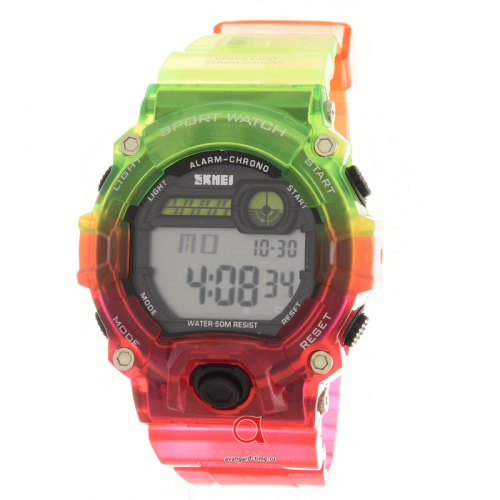Наручные часы Skmei 1197GNRD green/red strap
