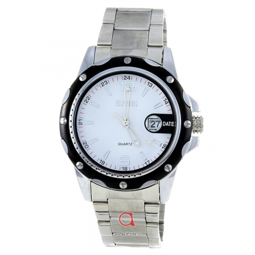 Наручные часы Skmei 0992SWT white stainless steel