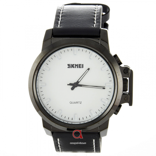 Наручные часы Skmei 1208LWTBK white(black leather belt)