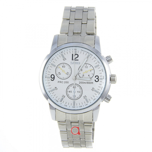 Наручные часы Skmei 9070SWT white stainless steel