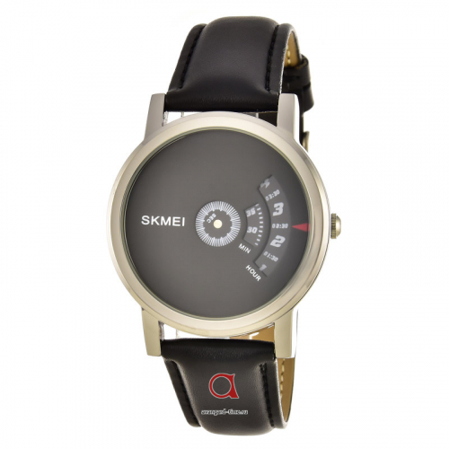 Наручные часы Skmei 1260LSIBK silver/black leather belt