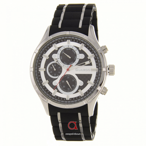 Наручные часы Guardo 11531-1 чёрный+сталь