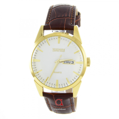 Наручные часы Skmei 9073GDWT-B gold/white (men)