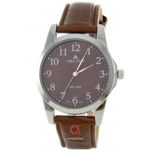 Наручные часы VECTOR V8-122512 коричневый