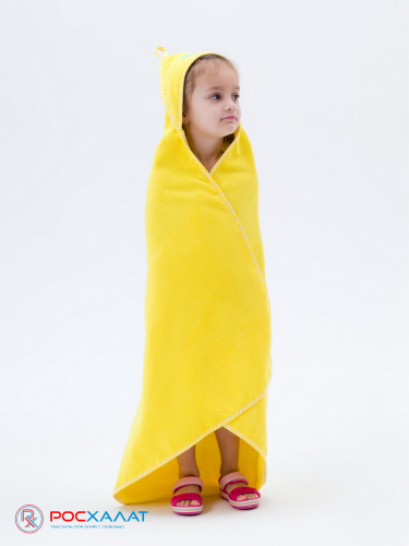 Махровое детское полотенце-уголок 