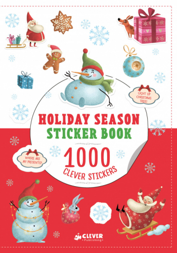 ПпЕ. Holiday Season Sticker Book (Книжка с праздничными наклейками. Умные наклейки)