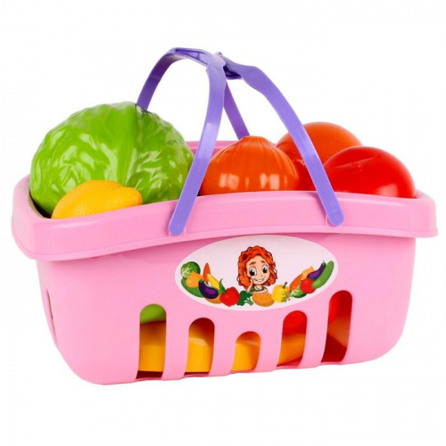 Набор овощи+фрукты в корзине, МИКС