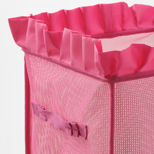 KARISMATISK КАРИСМАТИСК, Коробка, складной розовый, 33x33x33 см
