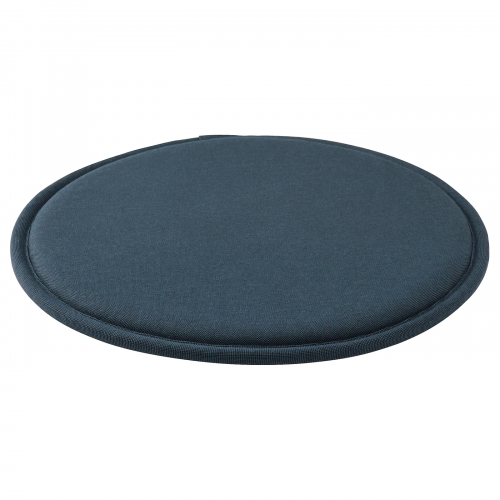 SUNNEA СУННЕА, Подушка на стул, черно-синий, 36x2.5 см