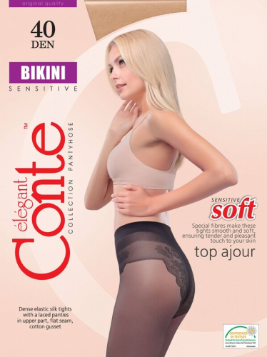 Колготки женские CONTE BIKINI 40