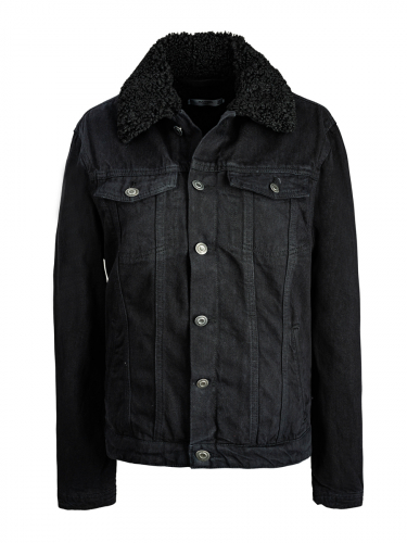 Куртка джинсовая утепленная MGO 97668 черный