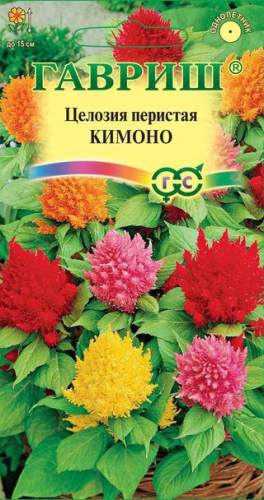 Цветы Целозия Кимоно, перистая смесь 0,01 г ц/п Гавриш