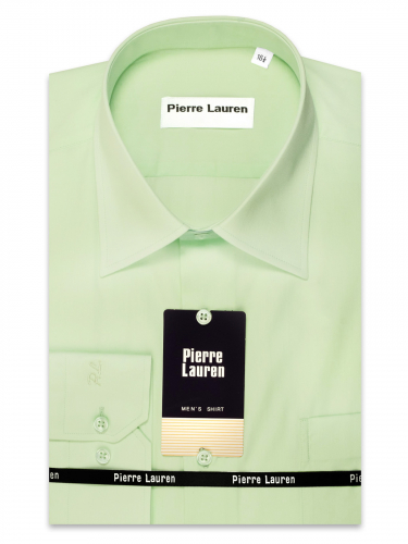 0353TCL Классическая однотонная прямая мужская рубашка с длинным рукавом Classic
