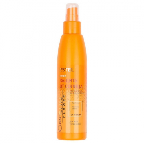 Спрей для волос увлажнение и защита от UV-лучей, Estel Curex Sunflower