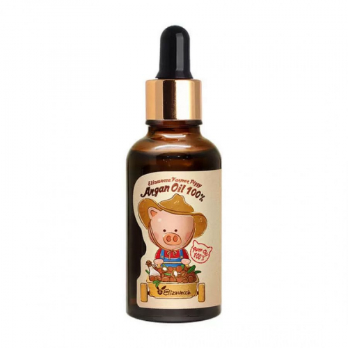 Универсальное аргановое масло для ухода за кожей и волосами, Elizavecca Farmer Piggy Argan Oil 100%