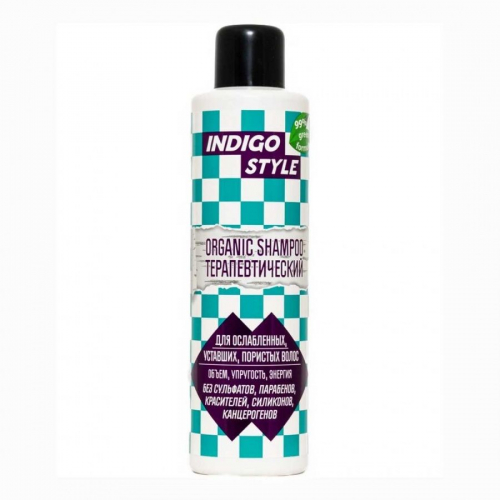 Шампунь для волос органик терапевтический Indigo Style Organic Shampoo, 1000 мл