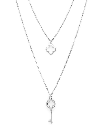 Колье из серебра без вставки, Ю-55130р