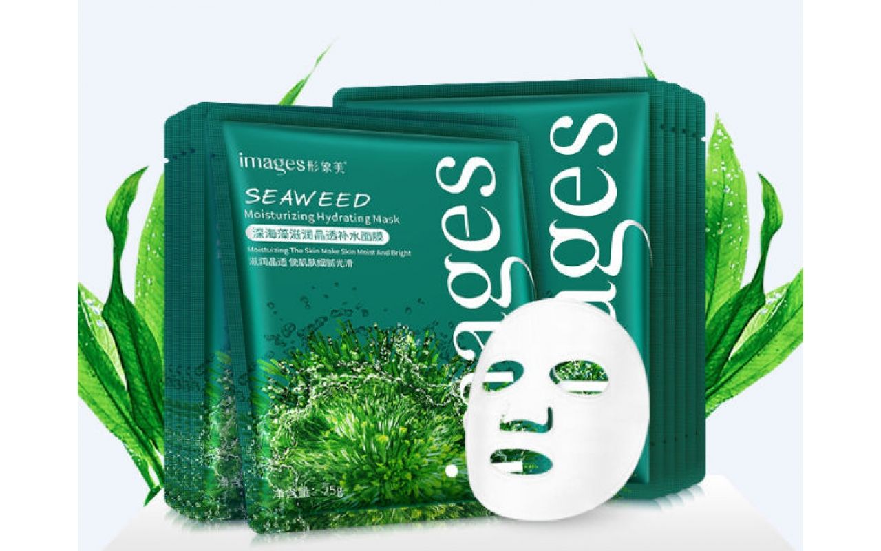 Moisturizing mask. Images Seaweed Moisturizing Hydrating Mask. Тканевая маска images Seaweed с экстрактом морских водорослей. BIOAQUA. Маска-салфетка для лица с морскими водорослями, 30 гр. Images Moisturizing Mask смягчающая маска для лица на основе морских водорослей.