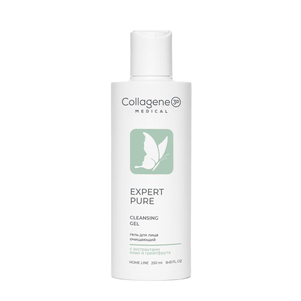 Гель очищающий для лица / EXPERT PURE 250 мл MEDICAL COLLAGENE 3D