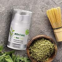 PREMIUM Крем-пудинг для лица дневной с гиалуроновой кислотой MATCHA anTEAstress 50 мл