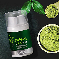 PREMIUM Крем-комфорт для лица ночной с капсулами церамидов MATCHA anTEAstress 50 мл