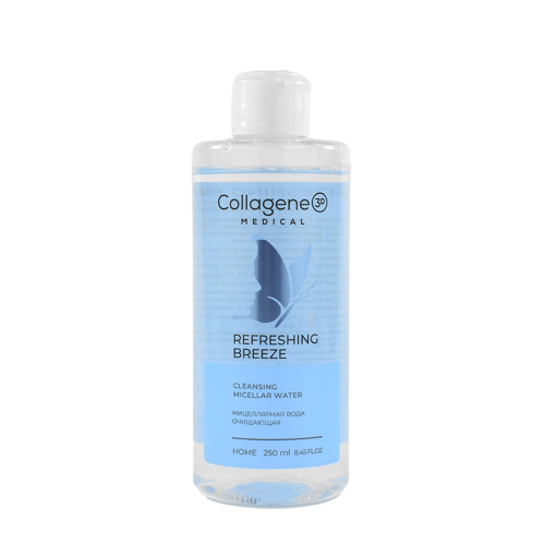 Вода мицеллярная очищающая / REFRESHING BREEZE 250 мл MEDICAL COLLAGENE 3D