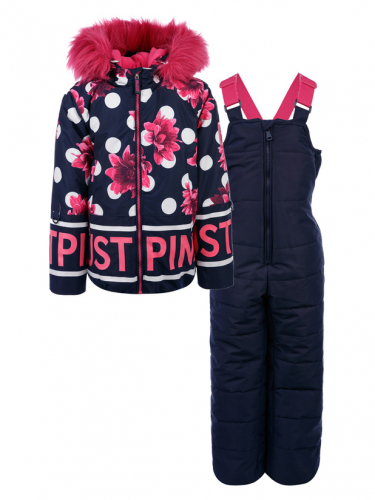 Комплект текстильный для девочек: куртка, полукомбинезон