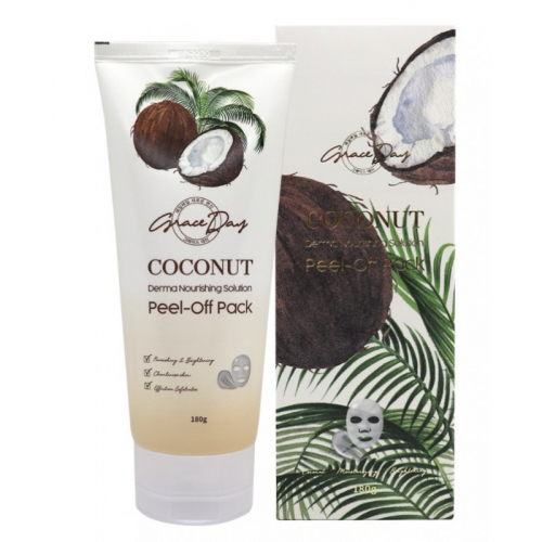 Grace Day Coconut Derma Nourishing Solution Peel-Off Pack - Маска-пленка очищающая с кокосом 180 г