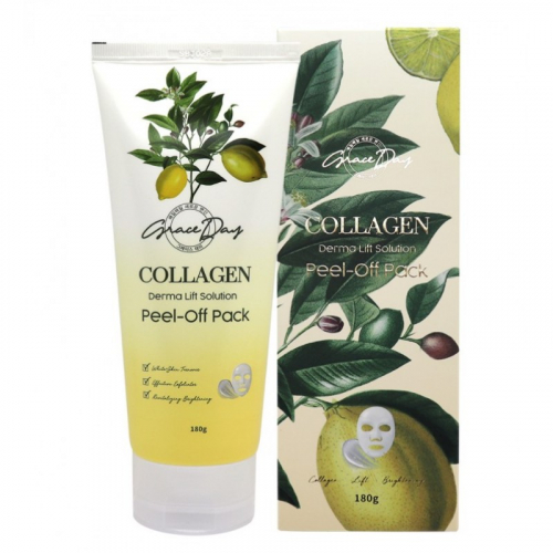 Grace Day Grace Day Collagen Derma Lift Solution Peel-Off Pack180g  - Укрепляющая маска-пленка с коллагеном