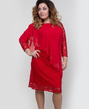 Платье Royal Fashion 141753, Красный