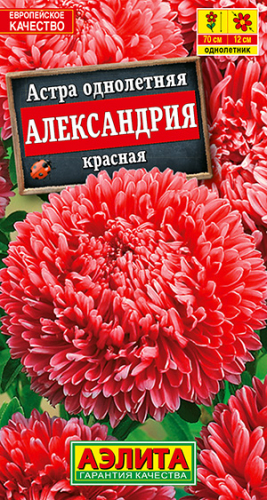 Цв. Астра Александрия Красная 0,1 г ц/п Аэлита