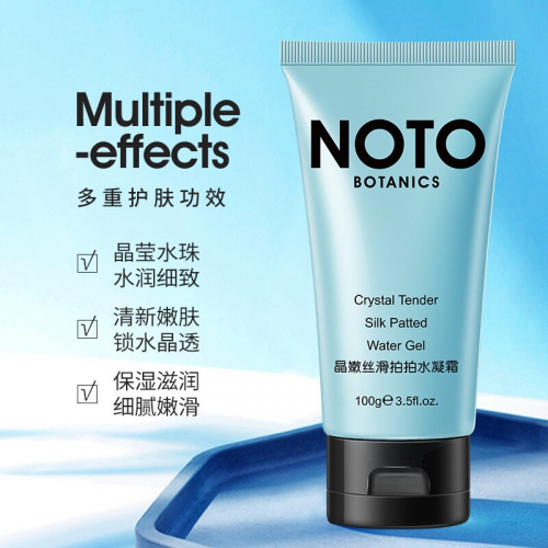 Упокаивающий крем для лица NOTO BOTANICS Crystal Tender Silk Patted Water Cream с пантенолом и никотинамидом 100гр