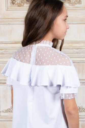 Блузка для девочки SP0202.3 белый