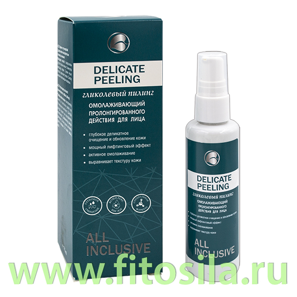 Гликолевый пилинг омолаживающий, пролонгированного дей-ия - Delicate peeling, 70 мл,