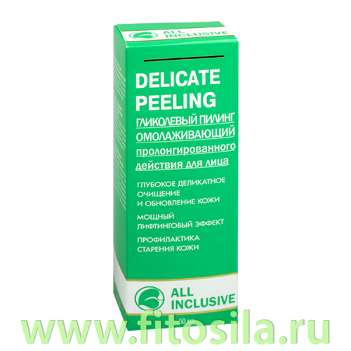 Гликолевый пилинг омолаживающий, пролонгированного действия - Delicate peeling, 50 мл, 