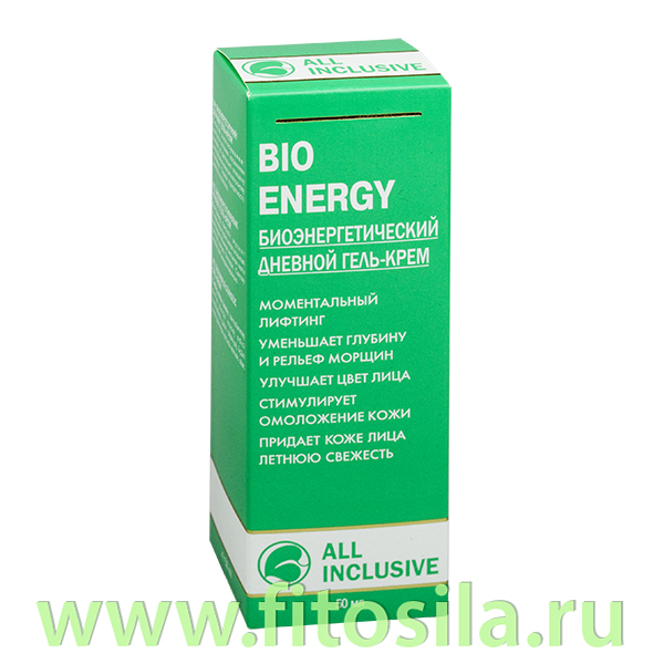 Биоэнергетический дневной гель-крем - Bio energy, 70 мл,
