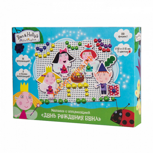 Мозаика с аппликацией 