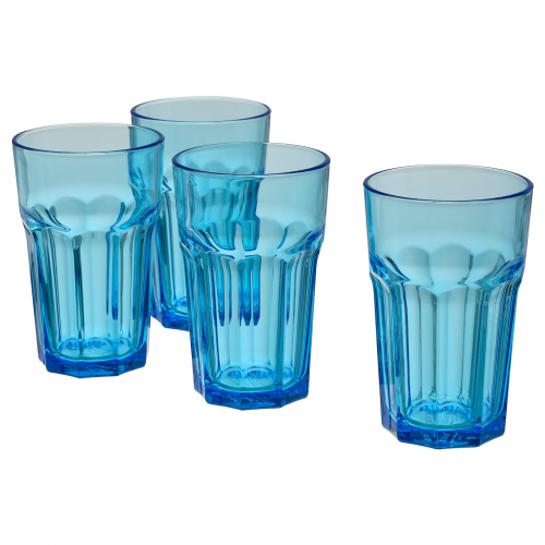 POKAL ПОКАЛ, Стакан, синий, 35 сл. IKEA